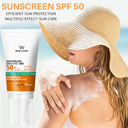 NEWLIEERS Sunscreen - SPF 50+ PA++++ Anthelios UVMune 400 SPF 50+ Hydrating Sunscreen (50ml) (50 ml)