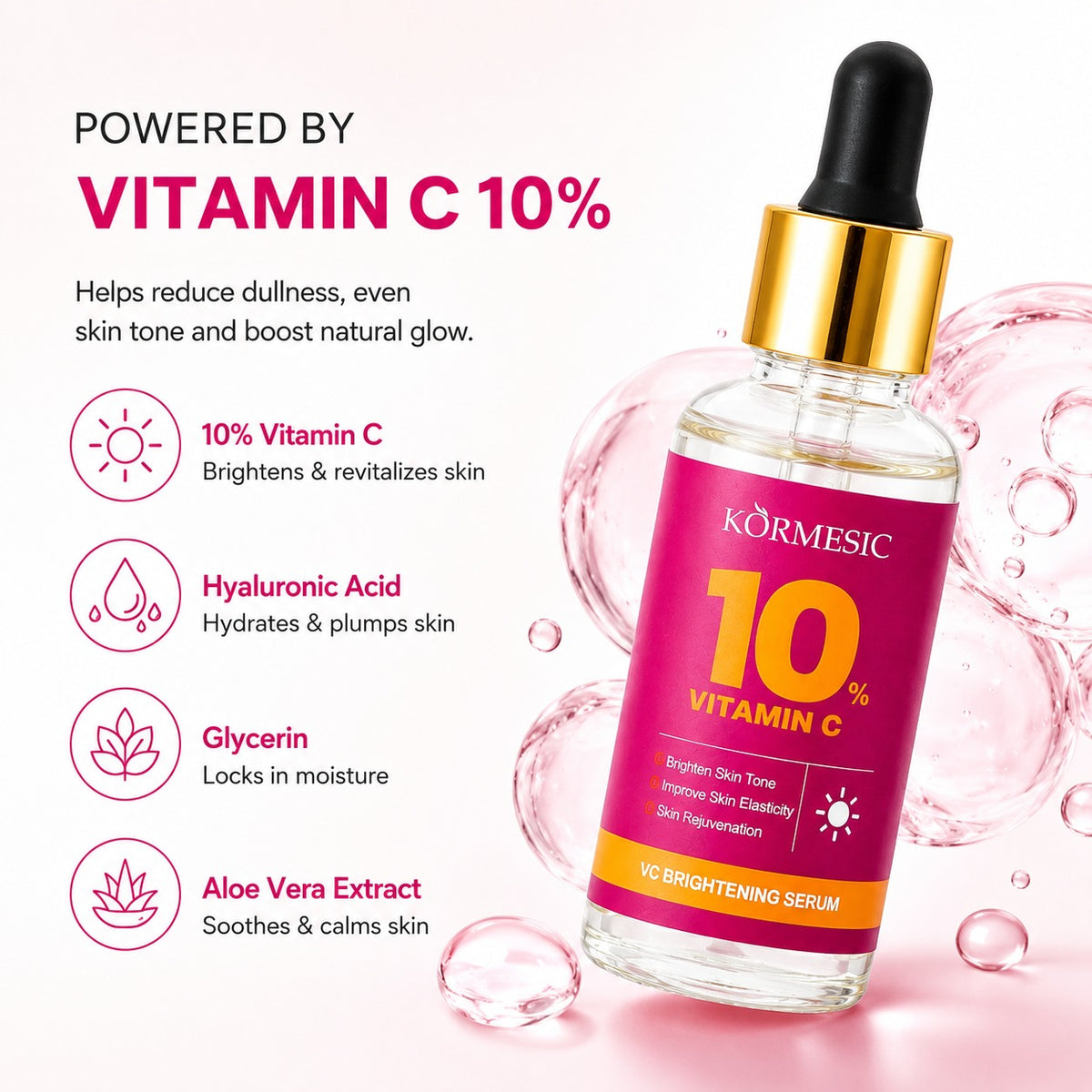 KORMESIC Vitamin C Brightening Serum  30ml)