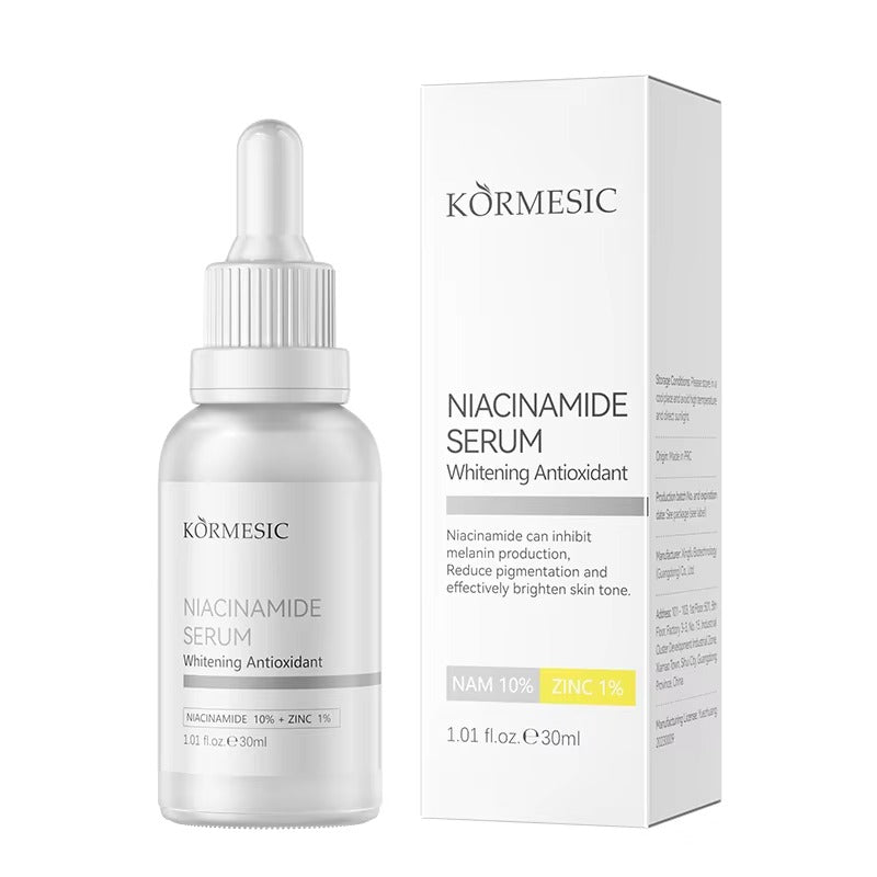 KORMESIC 30ml Face Serum – Caffeine, Niacinamide, Hyaluronic Acid & Lactic Acid